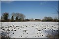 Embankment across the field