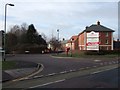 Entrance to new housing development, Rifford Road, Exeter