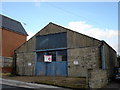 Old garage building on Alan Road