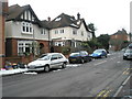 Houses at the northern end of Wherwell Road