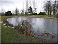 TQ2798 : Pond, West Lodge Park, Hadley Wood, Hertfordshire by Christine Matthews