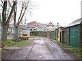 Back Lane behind North Road Houses, Whitland