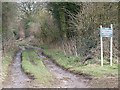 Byway near Knighton Farm