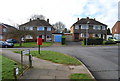 Postbox, Greggs Wood Rd & Greenway junction