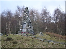 NN6557 : War Memorial on Loch Rannoch by Nick Mutton