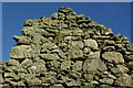 Balliekine ruin - lichen-covered gable