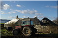 Hazelwood Farm - derelict outbuilding & tractor