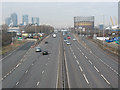 TQ3978 : A102 dual carriageway, looking towards the Blackwall Tunnel by Stephen Craven