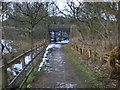 Knarr Lane Bridge over The Delph Donkey