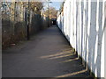 Subway under railway line