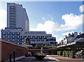 Piazza, British Library, Euston Road, London WC1