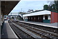 Newtown railway station and footbridge