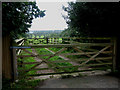 Double gates overlook Dedham Vale