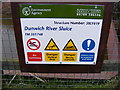 Dunwich River Sluice Sign