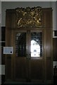 Royal coat of arms above the south door at St Mary the Virgin, Datchet