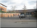 Entrance to St Bede Primary School in Gordon Road