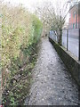 Stream running parallel with River Park Leisure Centre as seen from Gordon Road