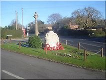 SO9241 : War memorial at Eckington by Trevor Rickard