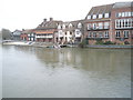 View across the River Thames from Windsor to Eton