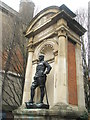 Statue of Prince Christian Victor of Schleswig-Holstein outside the north gate at Windsor Castle