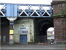NS5864 : Railway bridge in The Gorbals by Thomas Nugent