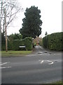 Looking across the Winchester Road and into Windfield Drive