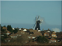 TR1866 : Herne Mill, viewed from the A299 eastbound by Robert Lamb