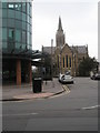 Holy Trinity Church as seen from the end of Temple Road