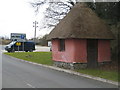 Gatehouse at the entrance to the Eden Project