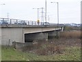 TQ5375 : The A206 Bob Dunn Way goes over the River Darenth by David Anstiss