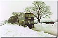 Rempstone Road in the snow