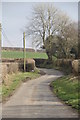 The road towards Llwyn-teg