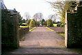 View of the entrance to the Reid Park, Forfar, from Hillside Road