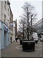 Giant plant containers in Peascod Street