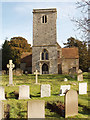 Holton church and churchyard