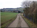 Hog Hall Lane leading to Hog Hall Cottages