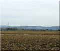 2009 : Ploughed field and view from Chippenham Lane