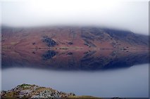 NY1518 : Reflection in Crummock Water by Trevor Harris