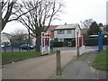 Gates from Rydal Close onto Nailsworth Road