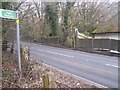 Footpath crosses A227 Gravesend Road