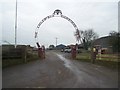 Entrance to Eaglesfield Equestrian Centre