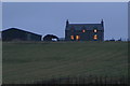 House at dusk, Greenmow, Cunningsburgh