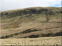 SH7613 : Crags on Mynydd y Waun by David Medcalf