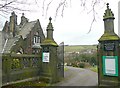 The entrance to Sowerby Bridge Cemetery