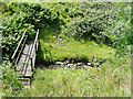 Footbridge and Nant Cou near Tregaron, Ceredigion