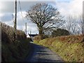 Lane near Penrhiw-crynfryn, Aber-nant