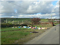 Flytipping near Llangeinor.