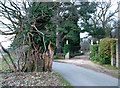 Entrance gates, Loudham Hall