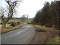 Minor road at its junction with the A6105