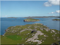 NB9608 : Eilean a'Chàr from the high point of Tanera Beg by Andy Waddington